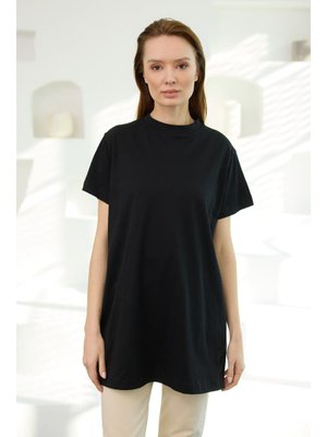 Siyah Bisiklet Yaka Basic Kısa Kollu İçlik Siyah Bisiklet Yaka Basic Kısa Kollu İçlik