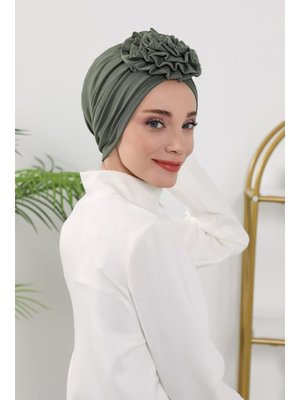 21o Haki Dört Mevsim Kullanıma Uygun Güllü Bone,b 21o Haki Dört Mevsim Kullanıma Uygun Güllü Bone,b