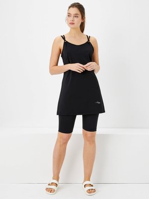 Siyah Haşema 3'lü Yarım Kapalı Mayo