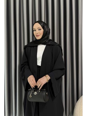 Siyah Kimonolu Pantolonlu Takım Siyah Kimonolu Pantolonlu Takım