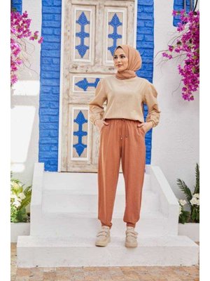 Somon Ancelina Lastikli Pantolon