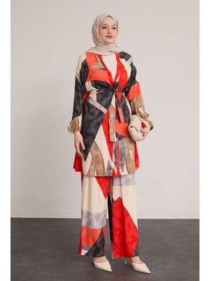 Soft Desen Viskon İkili Kırmızı Takım Soft Desen Viskon İkili Kırmızı Takım