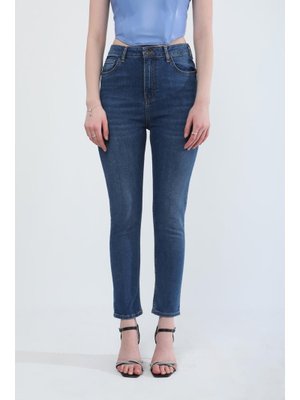 Mavi Slim Fit Likralı Esnek Jean Pantolon