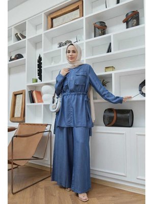 Koyu Mavi Tensel Takım