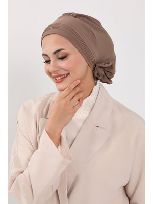 31a Çikolata Aerobin Kumaş Hazır Türban,ht 31a Çikolata Aerobin Kumaş Hazır Türban,ht