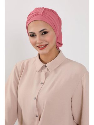 Koyu Pembe Aerobin Kumaş Hazır Türban,ht Koyu Pembe Aerobin Kumaş Hazır Türban,ht