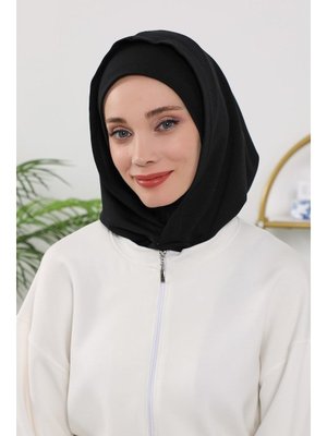 89o Siyah Dört Mevsim Kullanıma Uygun Kapşon Ve Kapatıcı Özellikli Hazır Bone,b