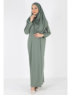 Haki Pratik Tek Parça Namaz Elbisesi