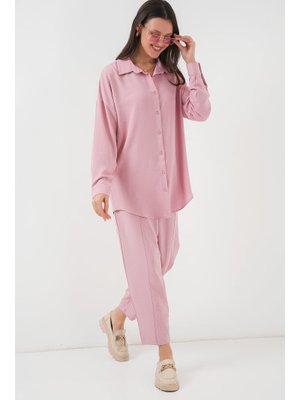 Pudra Oversize İkili Takım