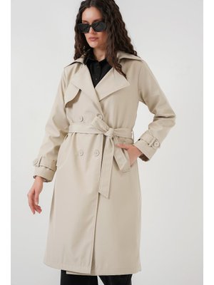 Bej Kruvaze Yaka Trençkot Bej Kruvaze Yaka Trençkot