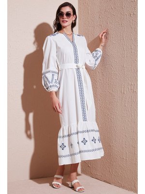 Ekru Lela Elbise Ekru Lela Elbise