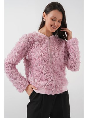 Pembe Güllü Ceket Pembe Güllü Ceket