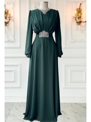 Faran Abiye Elbise Zümrüt