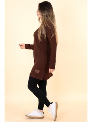 Kahverengi Düz Tunik Kahverengi Düz Tunik