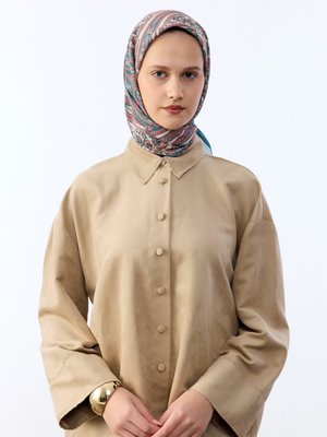 Turkuaz Eşarp Turkuaz Eşarp