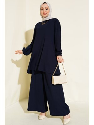 Lacivert Tunik Pantolon Alt Üst Takım Lacivert Tunik Pantolon Alt Üst Takım