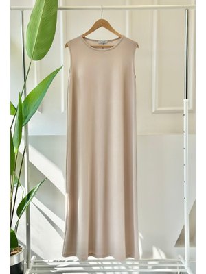 Taş Modal Kolsuz İçlik Elbise Taş Modal Kolsuz İçlik Elbise