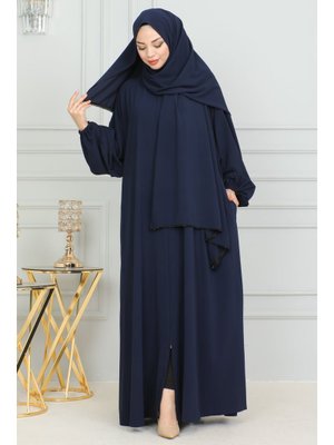 Lacivert Bergüzar Abaya &