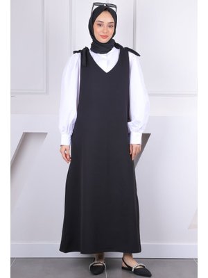 Siyah Omzu Bağlamalı Jile