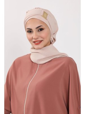 11a Taş Gold Aksesuarlı Aerobin Kumaş Hazır Türban,ht 11a Taş Gold Aksesuarlı Aerobin Kumaş Hazır Türban,ht