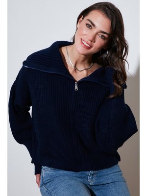 Lacivert Lela Hırka