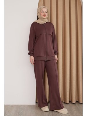 Biyeli Oysho Mürdüm İkili Takım