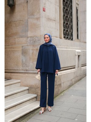 Lacivert Linda Takım Lacivert Linda Takım