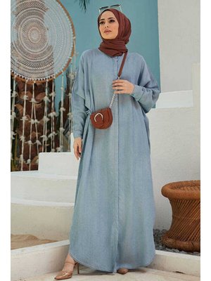 Mavi Denim Tensel Abaya Mavi Denim Tensel Abaya