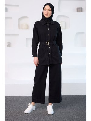 Siyah Rins Yıkama İkili Takım Siyah Rins Yıkama İkili Takım