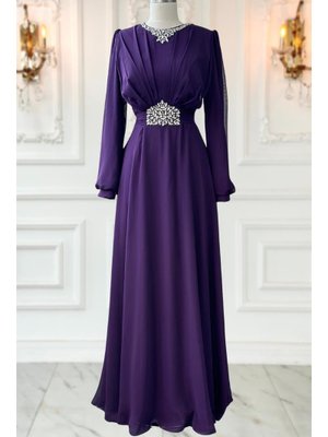 Mürdüm Faran Abiye Elbise