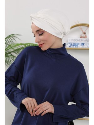 4o Ekru Dört Mevsim Kullanıma Uygun Mihrace Bone,b 4o Ekru Dört Mevsim Kullanıma Uygun Mihrace Bone,b