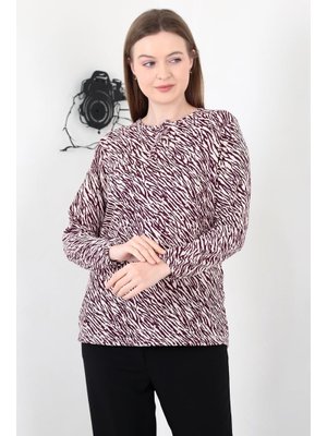Zebra Kahverengi Bağcıklı Yaka Bürümcük