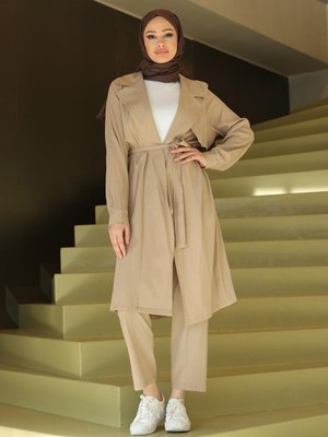 Vizon Ay Parça Detaylı Takım Vizon Ay Parça Detaylı Takım