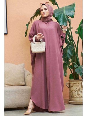 Gül Kurusu Krep Abaya