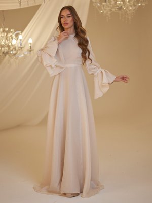 Vizon İnci Abiye Elbise