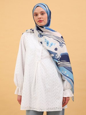 Çok Renkli Desenli Soft Şal