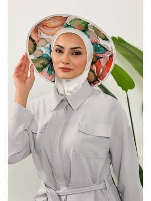 Sonbahar Nijya Boneli Çıkarılabilir Desenli Şapkalı Bone Türban,s 6d Krem Sonbahar Nijya Boneli Çıkarılabilir Desenli Şapkalı Bone Türban,s 6d Krem