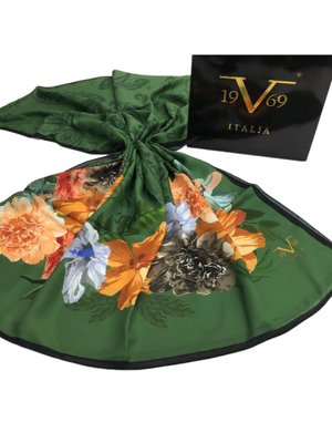 Zümrüt Yeşili Çiçekli Desen Pavia Seri Şal Askısı İle Birlikte 90x200 Cm Zümrüt Yeşili Çiçekli Desen Pavia Seri Şal Askısı İle Birlikte 90x200 Cm