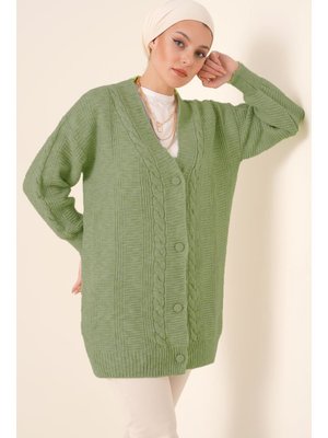 H. Yeşil Triko Hırka