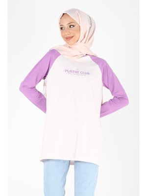 2097_baskılı Reglan Kollu Örme Tunik 2097_baskılı Reglan Kollu Örme Tunik