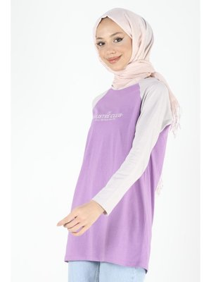 2097_baskılı Reglan Kollu Örme Tunik 2097_baskılı Reglan Kollu Örme Tunik