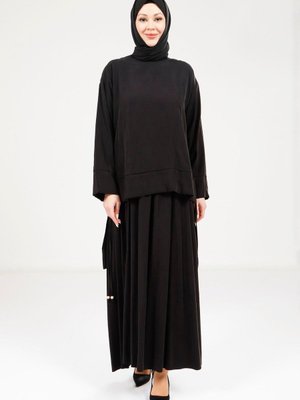 Siyah Tunik Etek Siyah Tunik Etek