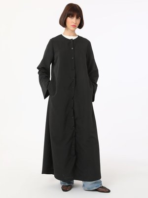Siyah Çıtçıt Detaylı Kap / Pardesü Siyah Çıtçıt Detaylı Kap / Pardesü