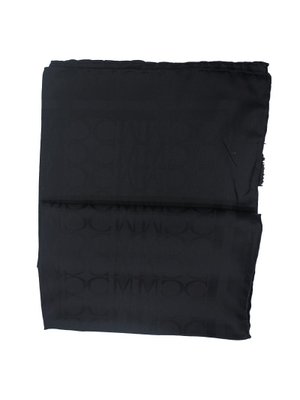 Siyah Desenli Poly Jakar Seri Eşarp Askısı İle Birlikte