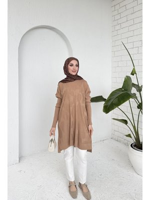 Desenli Triko Tunik Desenli Triko Tunik