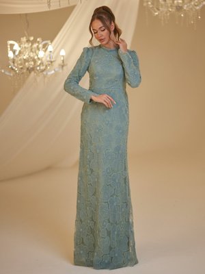 Rüya Abiye Elbise Su Yeşili