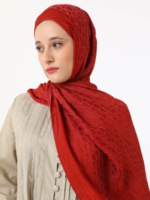 Kiremit Alia Lyocell Pamuk Şal