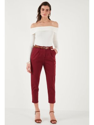Bordo Lela Pantolon