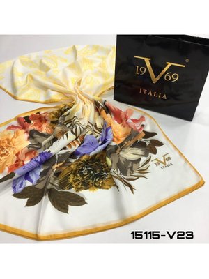 Hardal Çiçekli Desen Pavia Seri Şal Askısı İle Birlikte 90x200 Cm Beyaz Hardal Çiçekli Desen Pavia Seri Şal Askısı İle Birlikte 90x200 Cm Beyaz