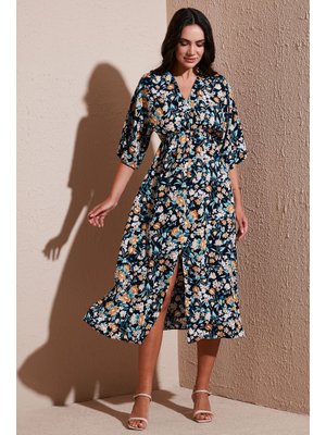 Lacivert Lela Elbise